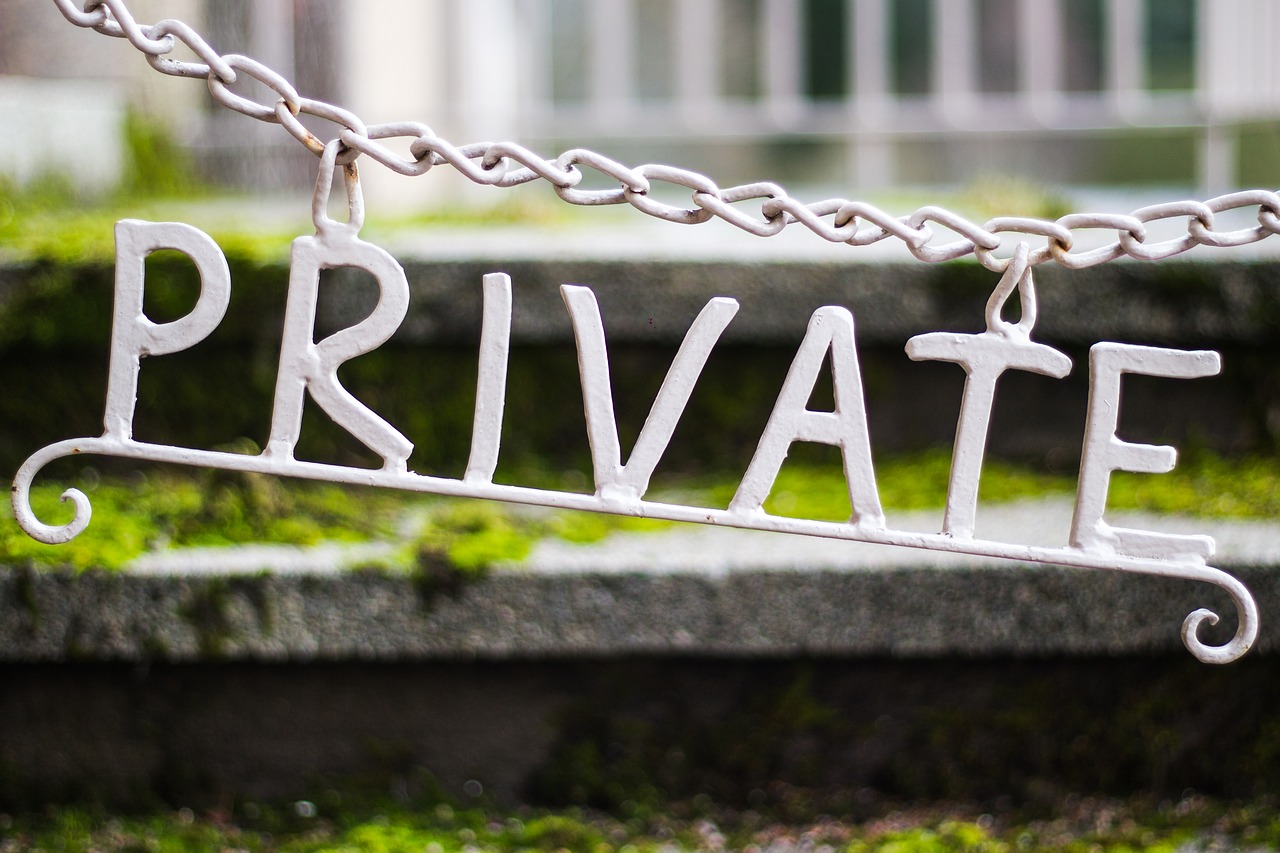 Schild "Privat"